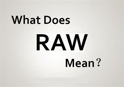 Raw What Does Raw Mean And Everything About It Easeus