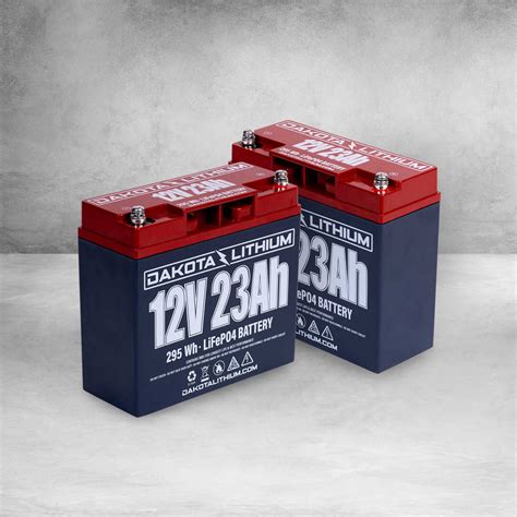 Dakota Lithium 12v 23ah Battery Twin Pack Sup And Skiff Outfitters