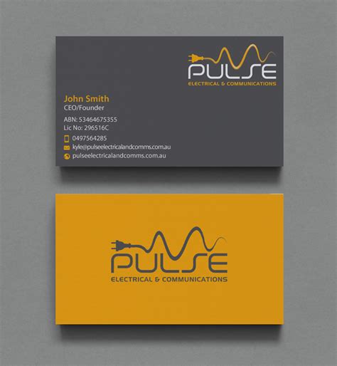 Electrical Visiting Card Design Psd Free Download Ideas Of Europedias