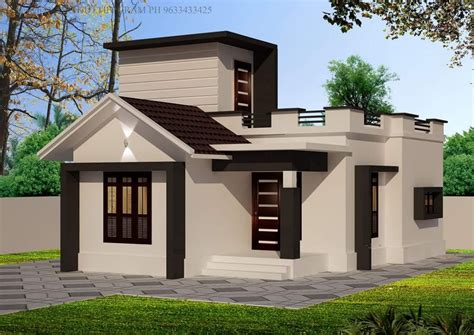 636 Sq Ft 2bhk Modern Single Storey House And Free Plan Home Pictures