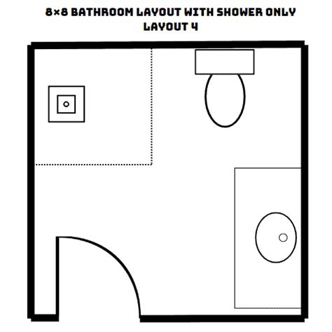 8 X 8 Bathroom Layout Best Design Idea For Your Bathroom