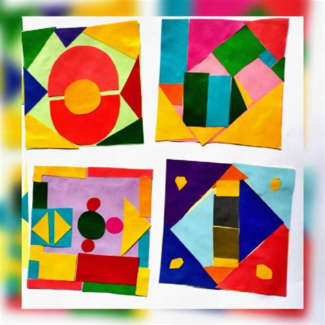 Art Game With Geometric Shapes Art Starts