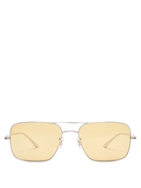 Buy The Row X Oliver Peoples Victory La Sunglasses Silver At 30 Off