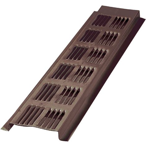 Air Vent Brown Continuous Aluminum Soffit And Under Eave Vent