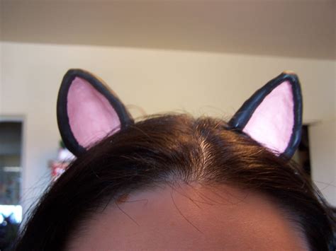 Cat Ears · An Ear Horn · Molding And Sewing On Cut Out Keep