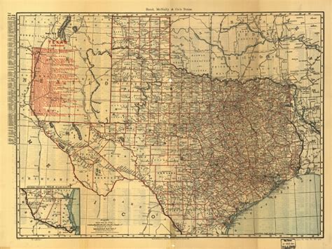 1900 Map Of Texas Railroads Railroad Map Of Texas Vintage Texas Map