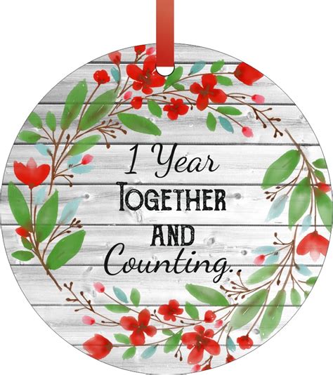 Christmas Ornaments First Year Together 1st Year Married Ornament