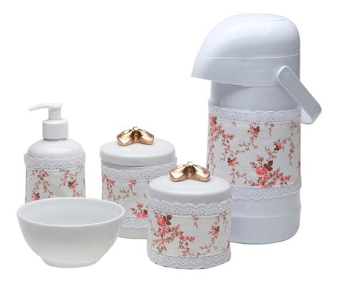 Kit Higiene Bebe Porcelana Garrafa Térmica Coroa E Capa R 17900 Em