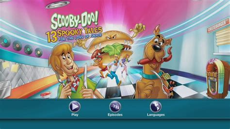 Scooby Doo 13 Spooky Tales Love Of Snack 2014 Disc 02 Dvd Menu Youtube