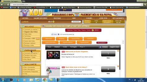 Comment gagner de l'argent paypal ? $TUTO$ Comment gagner de l'argent Paypal avec sponsokdo ...