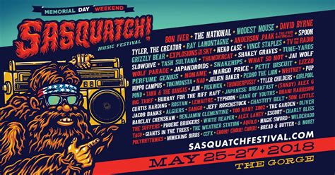 Sasquatch Musical Festival Lineup Rcoachella