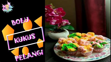 Tutorial Bolu Kukus Pelangi I Rainbow Steamed Sponge Cake 3 Youtube