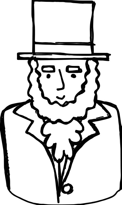Abraham lincoln crossword for kids. Abraham Lincoln With Hat Drawing at GetDrawings | Free ...