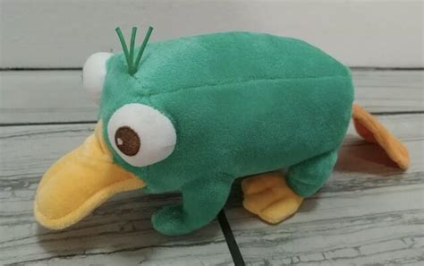 Disney Perry The Platypus Phineas And Ferb 7” Plush Stuffed Animal Toy D4
