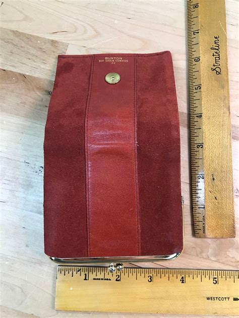 Buxton Womens Vintage Wallet Suede