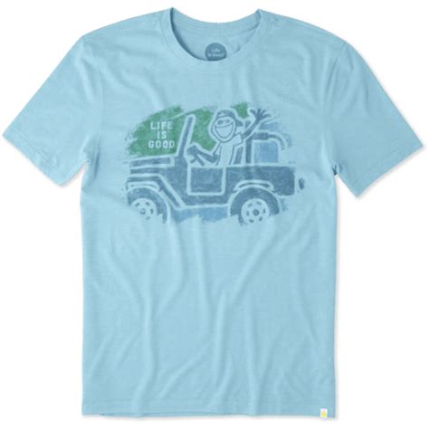 Mens Off Road Cool Tee Life Is Good Official Site Cool Tees Men