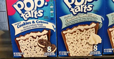 These Two Pop Tarts Flavors Are The Same Picture With The Coloring Altered Imgur