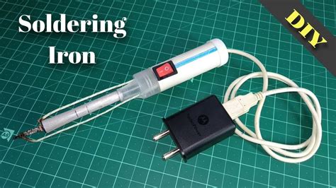 Superior professional soldering iron has 5 multiple tips replacement, heat and impact resistant design widely used & carry portable: How to Make Soldering Iron At Home Easily DIY | Soldering ...