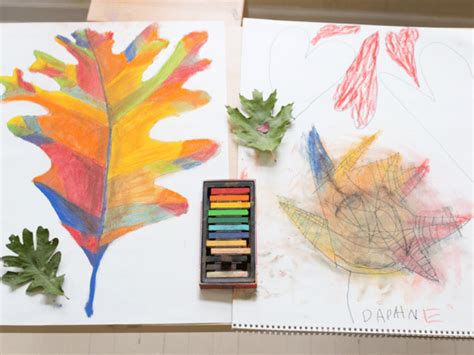 How To Make Autumn Leaf Art With Chalk Pastels — Jinzzy