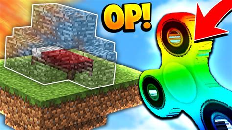 Op Minecraft Rainbow Fidget Spinner Minecraft Bed Wars Challenge