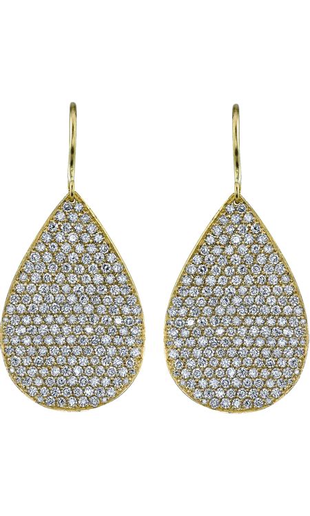 Irene Neuwirth Diamond Large Pear-Shaped Earrings at Barneys.com | Pear shaped earring, Jewelry ...
