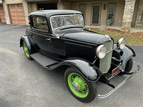 Stunning Restoration 1932 Ford Model 18 Deluxe 3 Window Coupe Barn Finds