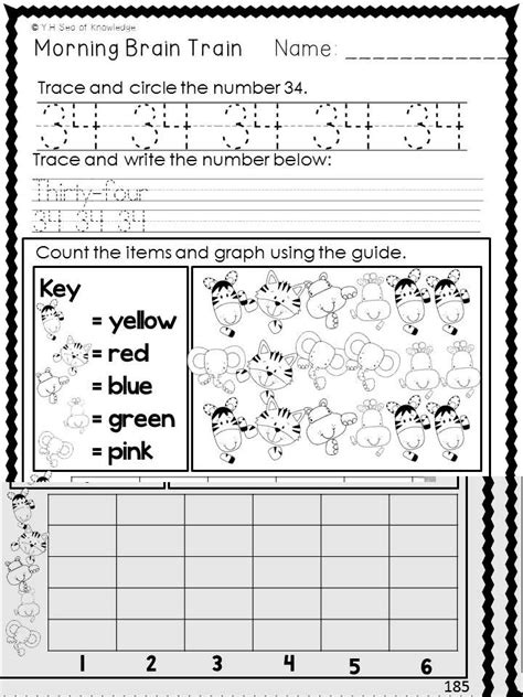 Assessment primarily, mental calculation exercises are used as assessment for learning. Morning Work - Math & Literacy {Morning Brain Train 9th Month in Kindergarten} | Math literacy ...