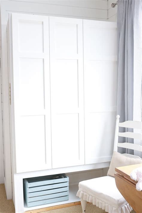 Ikea sells these wardrobes in a few different sizes and heights. Built Ins: Dombas IKEA Wardrobe Hack | Ikea wardrobe hack ...