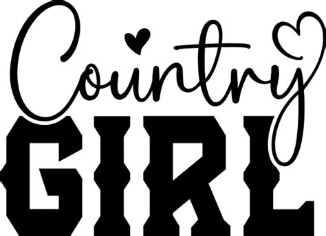Teen Shirt Design Country Girl Free Svg File For Members Svg Heart