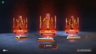Heirlooms are the rarest cosmetic items you can unlock in apex legends. APEX PACK REMAINING Back HEIRLOOM SHOP - iFunny :)