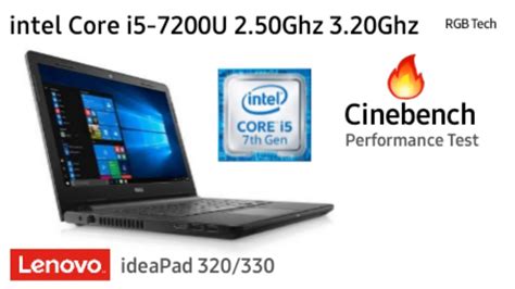 Intel Core I5 7200u Processor Cinebench R20 Performance Youtube