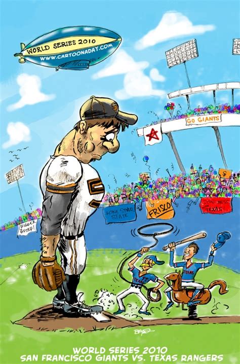 Baseball World Series 2010 Cartoon Cartoon