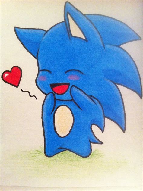 Chibi Sonic By Cassidythehedgehog1 On Deviantart