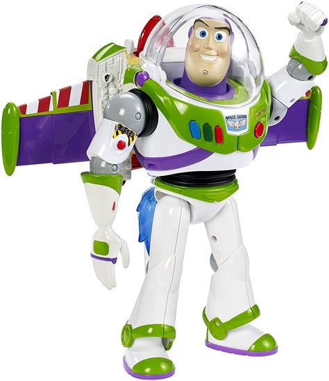 Disney Toy Story Rocket Blast Buzz Leclair Figurine Parlant