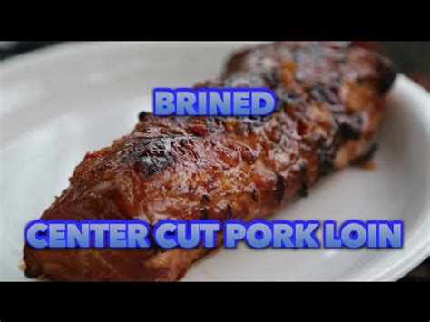 The center portion of the loin is boned out and in some places these chops are known as top loin chops. Brined Center Cut Pork Loin recipe - YouTube
