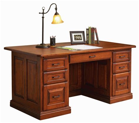 To know which size you need, think about what your desk will need to accommodate, such as: Hardwood Office Pro Executive Desk From DutchCrafters ...