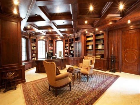 Old World Luxury Home Officelibrary Global Connection Marketing