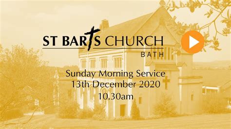 13th December 2020 Sunday Service Youtube