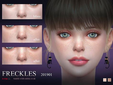 The Sims Resource S Club Ll Ts4 Freckles 201901