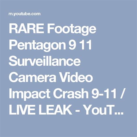 Rare Footage Pentagon 9 11 Surveillance Camera Video