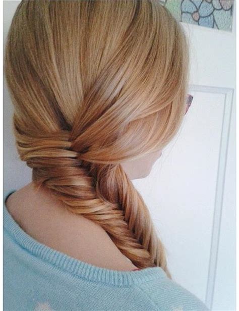 Messy Side Fishtail Braid Hairstyles How To