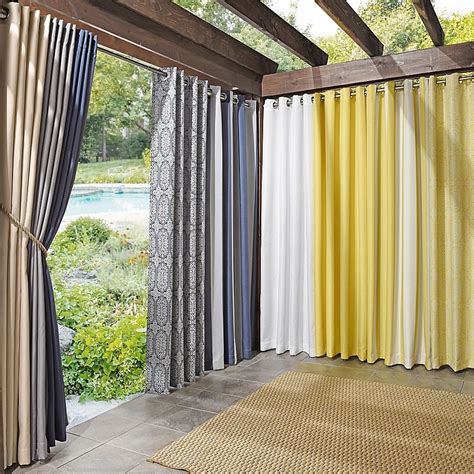 Sun Zero Marlee Grommet Top Indooroutdoor Window Curtain Panel