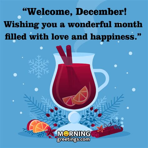 40 Happy December Morning Quotes Wishes Images Morning Greetings