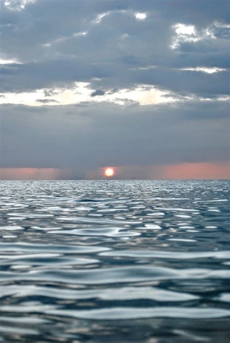 Gambar Pantai Laut Lautan Horison Awan Langit Matahari Terbit