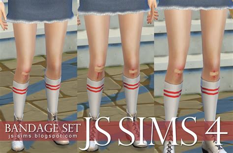 Js Sims 4 Bandage Set Js Sims 痞客邦