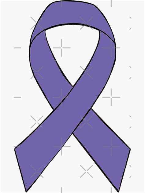 Hodgkin Lymphoma Cancer Ribbon Sticker For Sale By Katiemy12 Redbubble