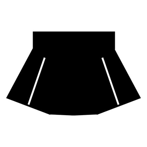Black Skirt Silhouette Clothes Transparent Png And Svg Vector File