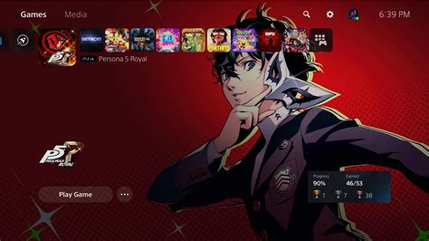 I Always Love How Ps5 Made Persona 5 Royal Look When You Hover Of It I