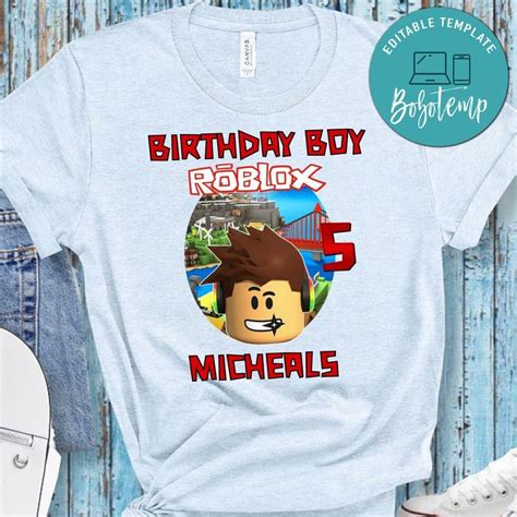 Roblox shirts, hats, hairs, pets, and glasses are already present in the roblox's library. Roblox birthday Shirt | Bobotemp