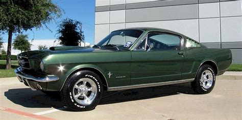 Ivy Green 1965 Ford Mustang Fastback